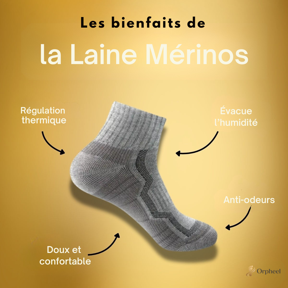 Orpheel - Chaussettes anti-humidité